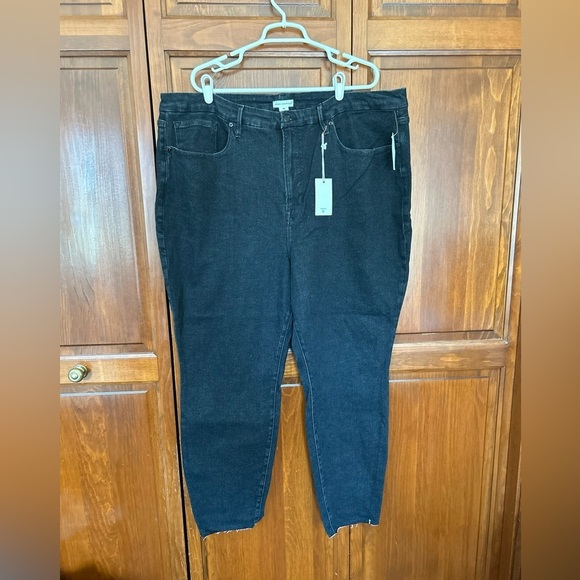 Good American Good Legs Black Jeans Size 26